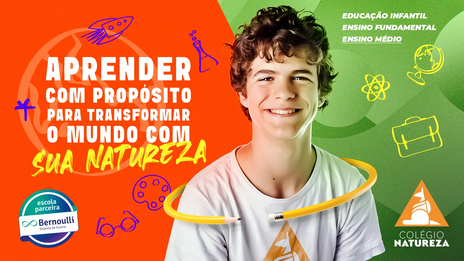Aprender com propósito para transformar o mundo com sua natureza